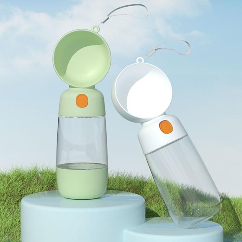 Dog Water Bottle Food Dispenser Leak Proof for Walking Hiking Travel Outdoor Walking Outdoor Walking Go out Use