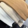 Women's Slim Fit Knit Long Sleeve Sweater Top with Half High Neck - 2023 Autumn/Winter Collection