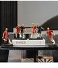 Elegant Mini Football Player Figurine for Home Decor