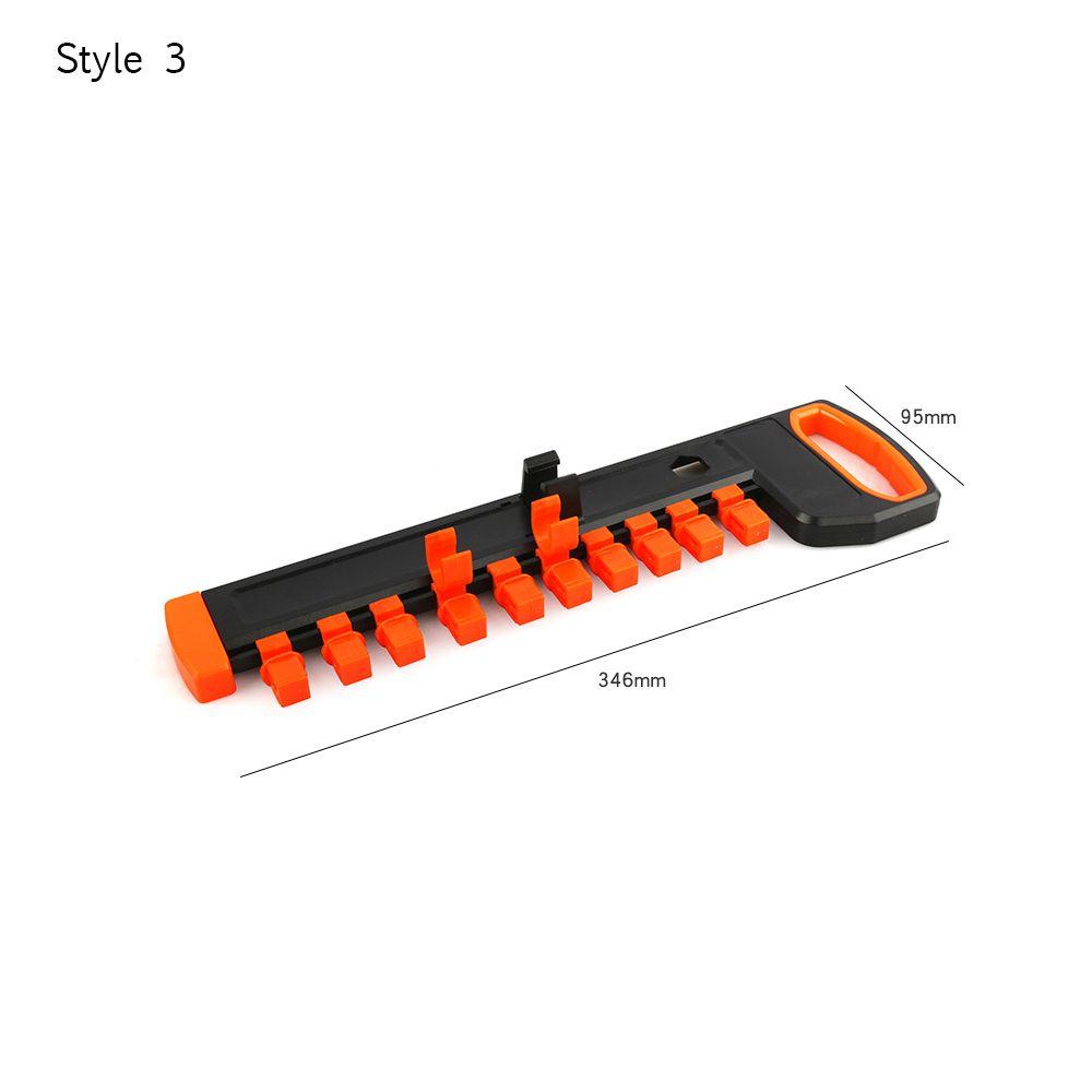 Saves Space Rail Tray Sockets Wrench Holder Sockets Spanner Organizer Socket Wrench Storage Rack