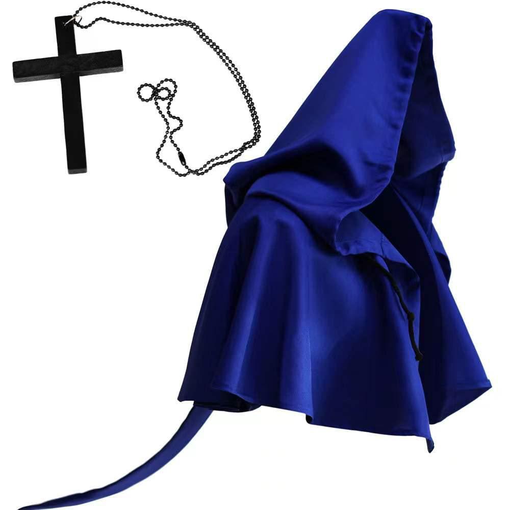 Popular Halloween Monk Grim Reaper Cloak with Hood - Adult Medieval Costume
