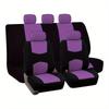 Universal 9-Piece Car Seat Cover Set for All Seasons - Fits Mexico, Europe, and America