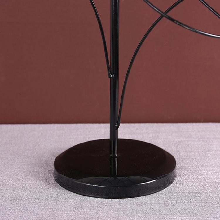 Baseball Cap Rack with 5 Round Standing Hooks Stable Base Hat Display Holder
