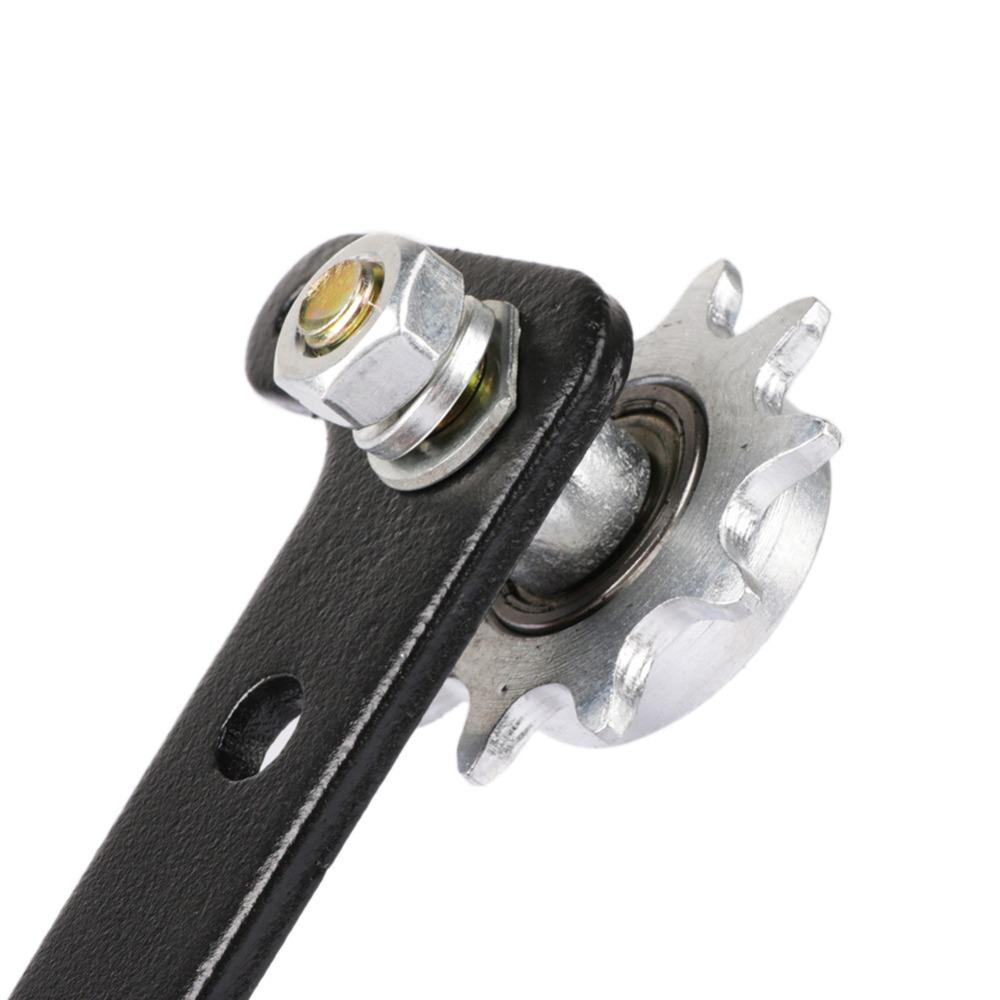 DIY Chain Tensioner Fit 80cc Engine Motor Cylinder Piston 40mm 2 In1 Racing Reed Valve Muffler Pipe For Engine Motorized Bike