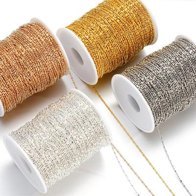 Αλυσίδα 1,5 χιλιοστών Bead Chain Bamboo Fringed Tail Chain for DIY Necklace Bracelet Jewelry Making Chain Findings Supplies