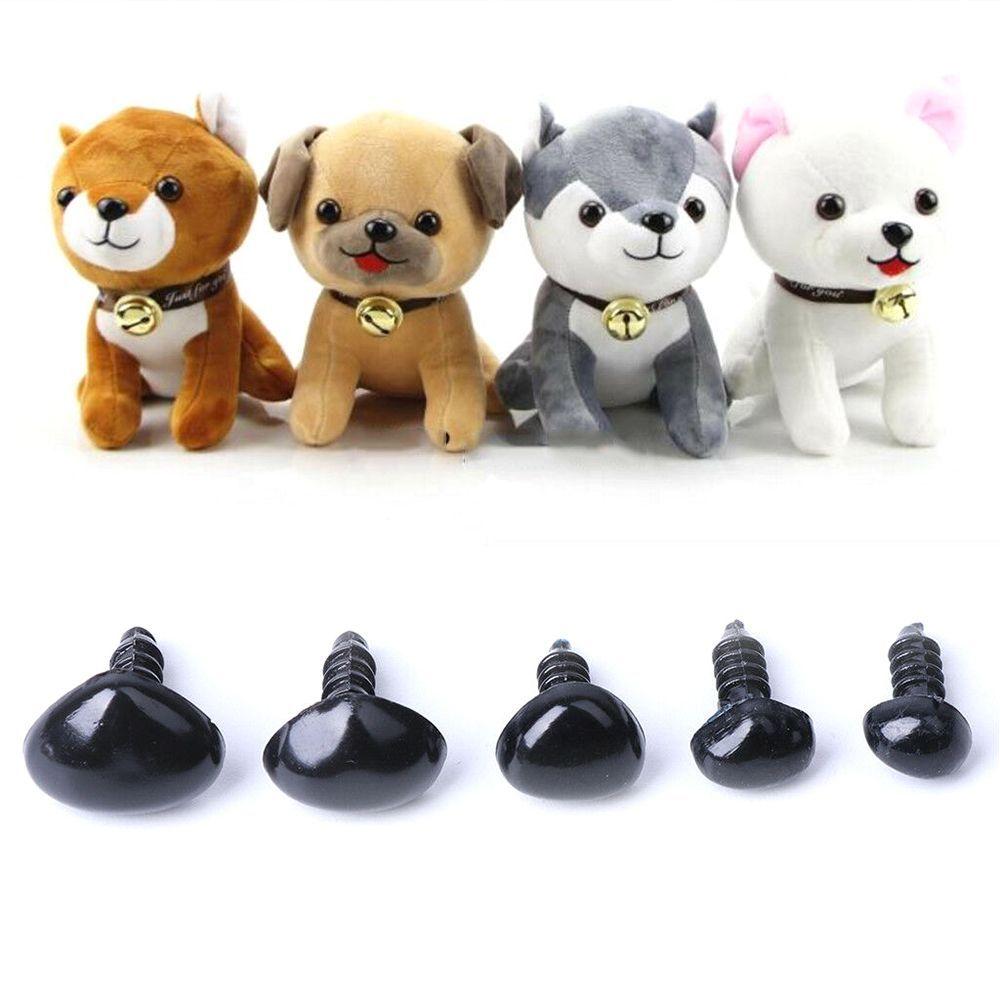 5 Sizes 100pcs/box Triangle Mini Black DIY Craft Nose Accessories Stuffed Animals Supplies