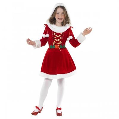 Little Miss Santa Kostümkleid für Mädchen