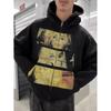 Y2K Grafik Hoodie Unisex Streetwear Lässiger Punk Pullover Teenager Erwachsene