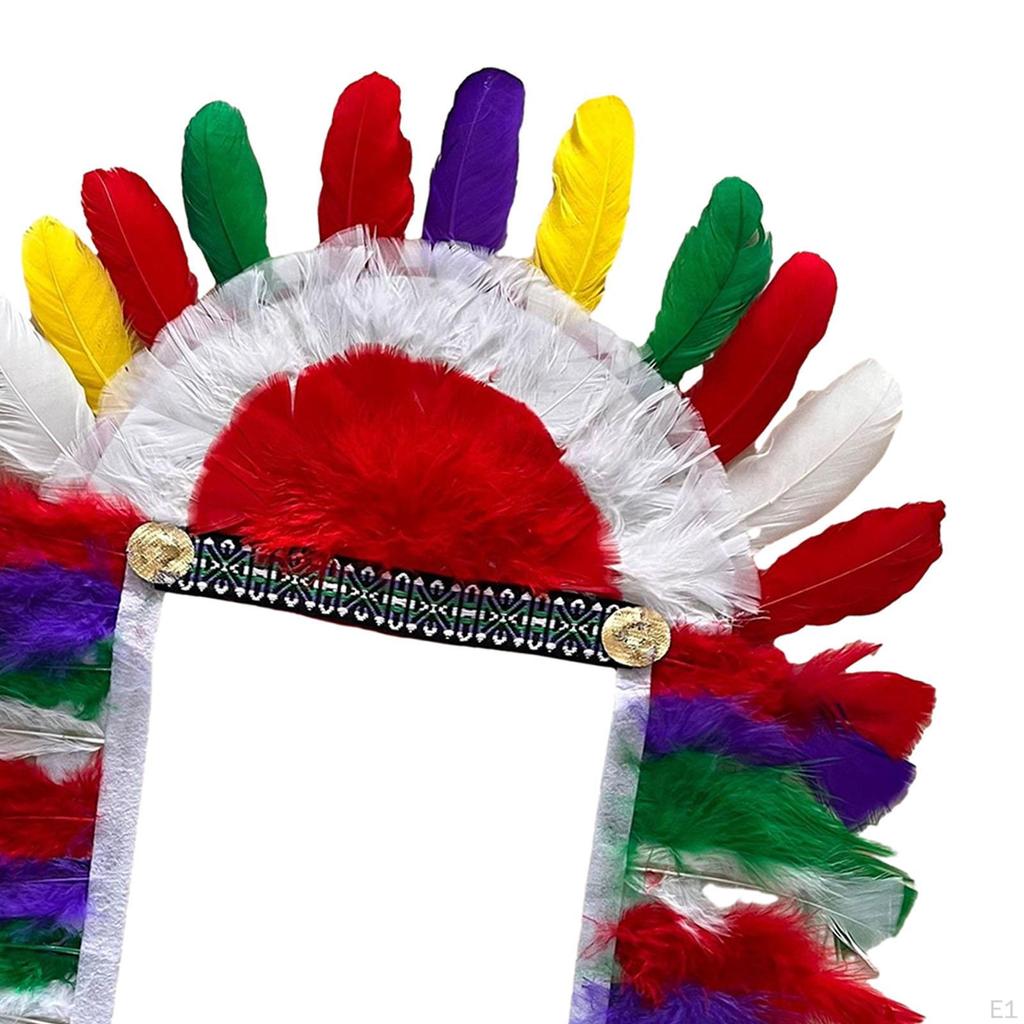 Feather Headdress Headband for Adults and Children