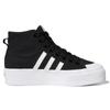 Adidas Women's Nizza Platform Mid 'Core Black White' Women's Sneakers FY2783