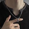 Shining Tetragonal Star Zircon Necklace Niche Design Sense Fashion Simple Ins Wind Sweet Cool Temperament Collarbone Chain Tide