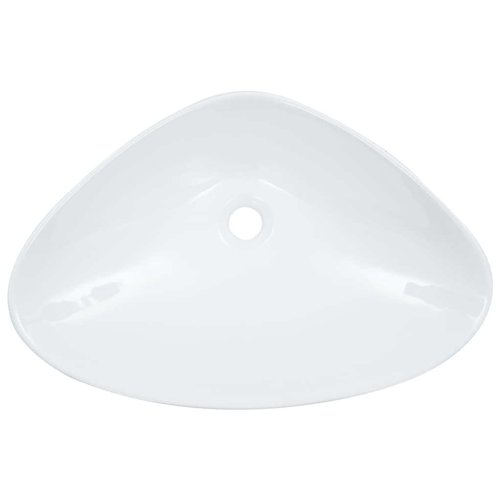 Wash Basin 58.5 X 39 X 14 Cm Ceramic White