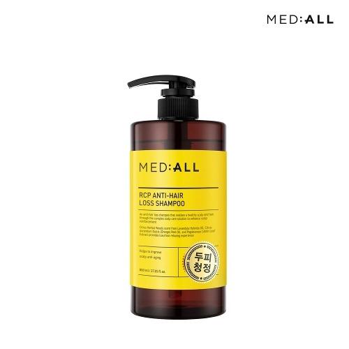 MED:ALL Scalp Cleansing, Hair Loss, Dandruff Relief, Mildly Acidic Shampoo 800ml, Woody Herbal Fragrance_630774 Shampoo Woody Herbal Fragrance 800ml