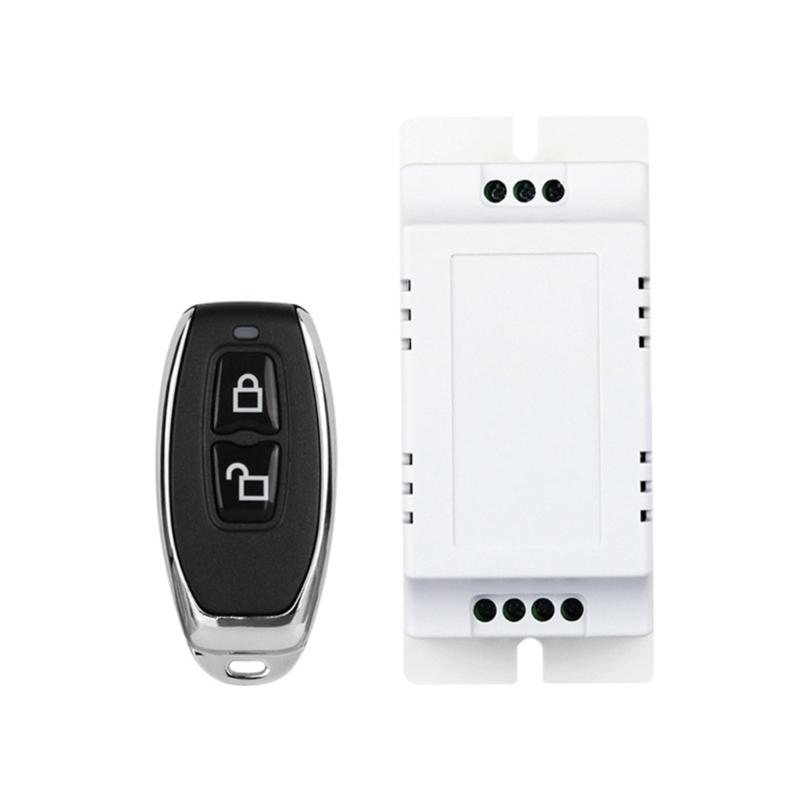 85-250V Learning Control Relays Switches 433MHz 2 Channel Remote Relays Transmitters and Receiver Easy to Use