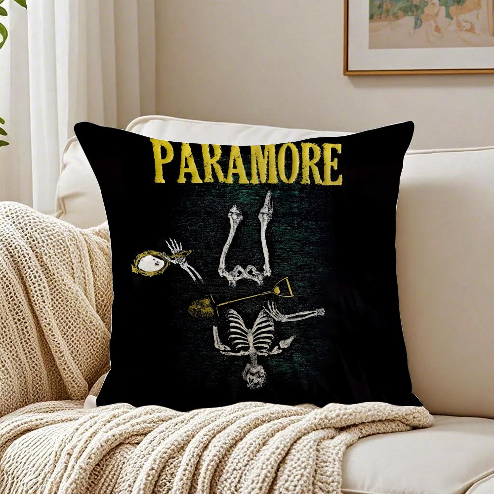 Band PopPunk PParamore Cushion Cover Pillowcase Antidustmite living Room Sofa Decor Cushion Room