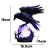 Eagle-shaped Glowing Ornament Resin Decorative Lamp Gothic-style Home Desktop Ambience Light Holiday Party Decoration