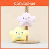 Yellow Star Plush Keychain With Pp Cotton Filling For Kids Backpack Decor