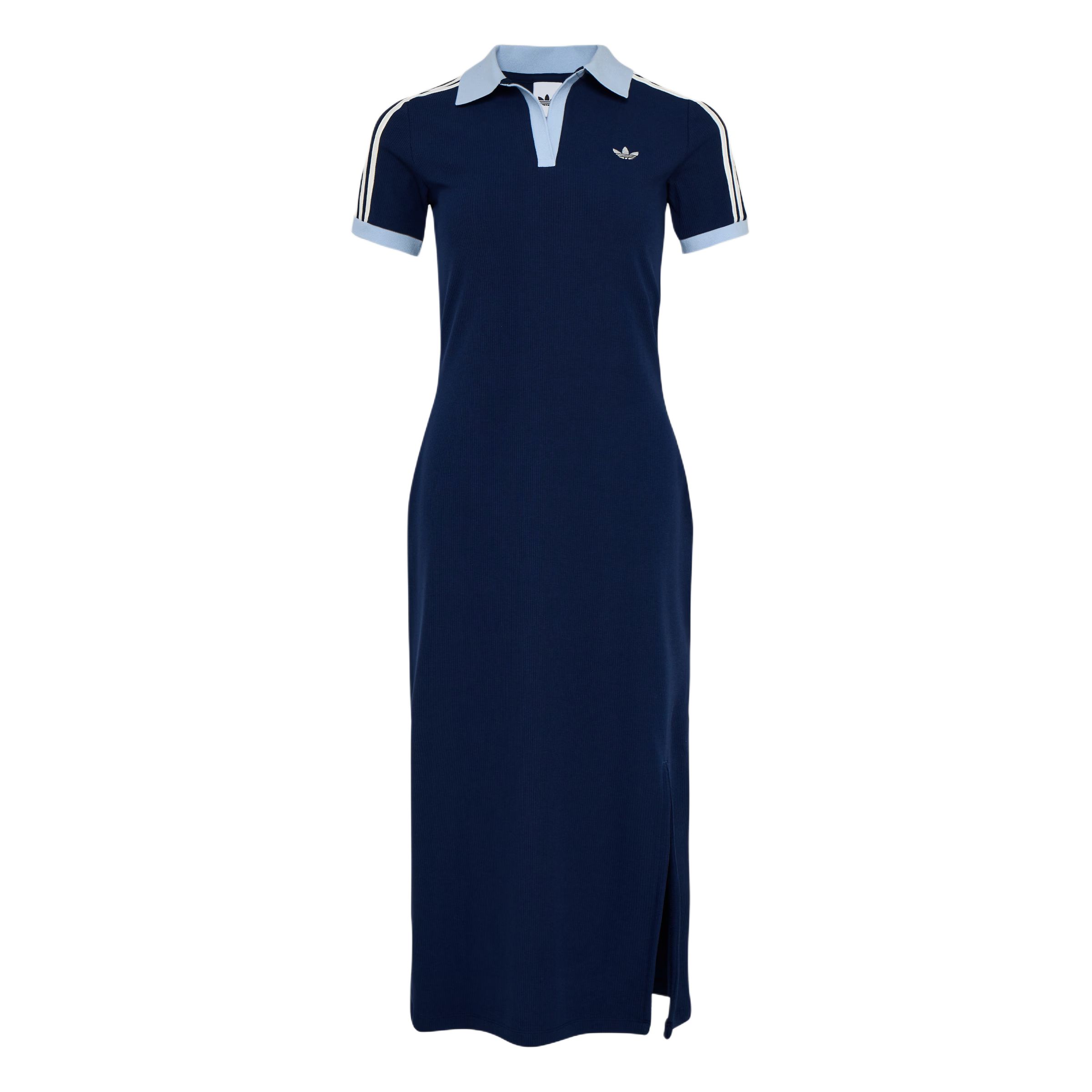 Adidas Originals Casual Sport Striped Knit Short Sleeve Dress Women dresses KY5698 M