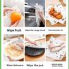 Disposable Christmas Kitchen Paper Thick Three-Layer Wet Dry Dual-Use Household Roll Paper Kitchen Cleaning Tools
