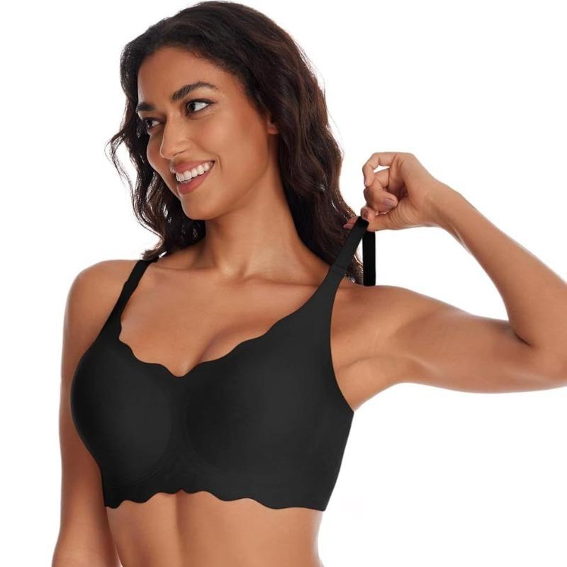 Nahtloser kabelloser Tank-Sport-BH für Damen, europäische Größe, weiche Gelee-Passform, Komfort, tägliche Intimwäsche