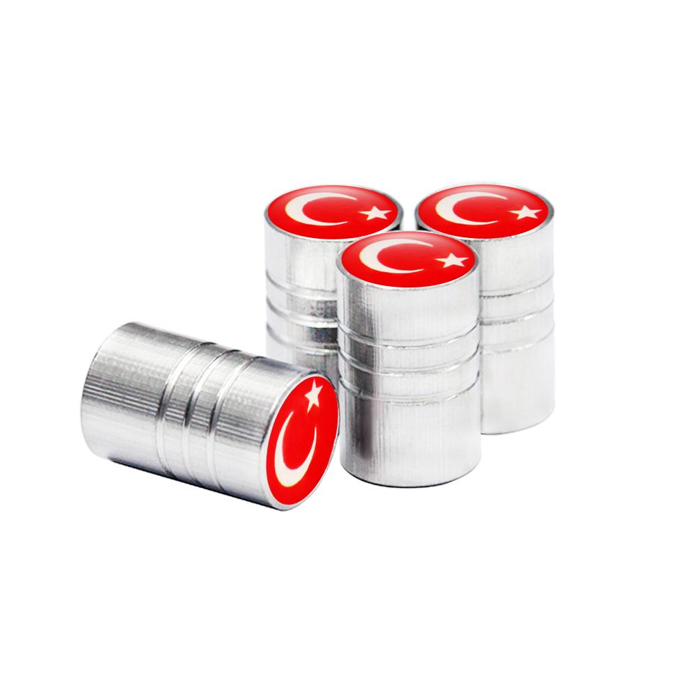 

4Pcs/set Car Accessories Turkey Flag Car Air Valve Stem Caps Car Wheel Air Cover Dust Proof For Volkswagen BMW Benz