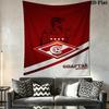 Spartak Moscow Champion Wall Hanging Printed Fabric Blanket Decorative Tapestries for Bedroom Living Room Home Decor