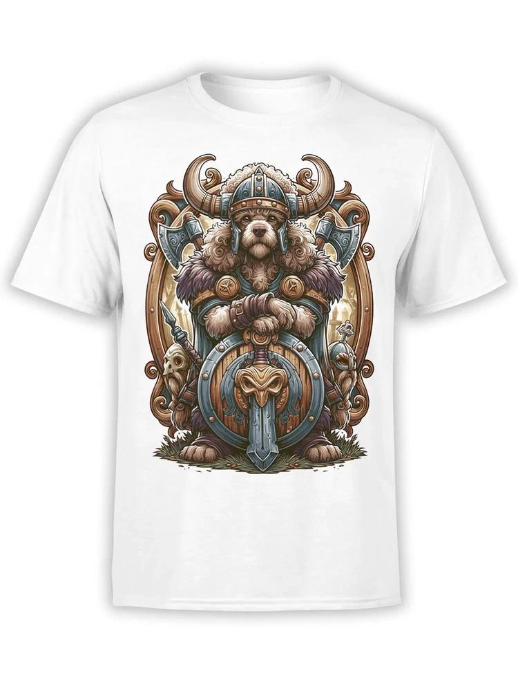 Viking Guardian Poodle Tshirt Unisex S
