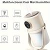 Humidifiers For Bedroom Cool Mist Humidifiers,Bedroom Bedside Humidifier,Desktop Air Diffuser,USB Powered for Desks,Homes and Offices