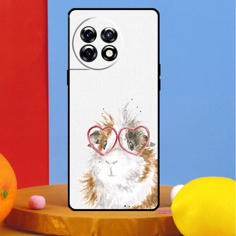 Animal Guinea Pig Cover For OnePlus 12 11 13 13R 12R 10 Pro 8T 10T OnePlus Nord 4 CE 2 3 Lite N10 N20 N30 Case