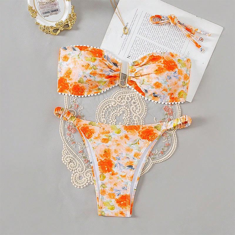 

2025 Three-Point Sexy Bikini Swimsuit for Women M