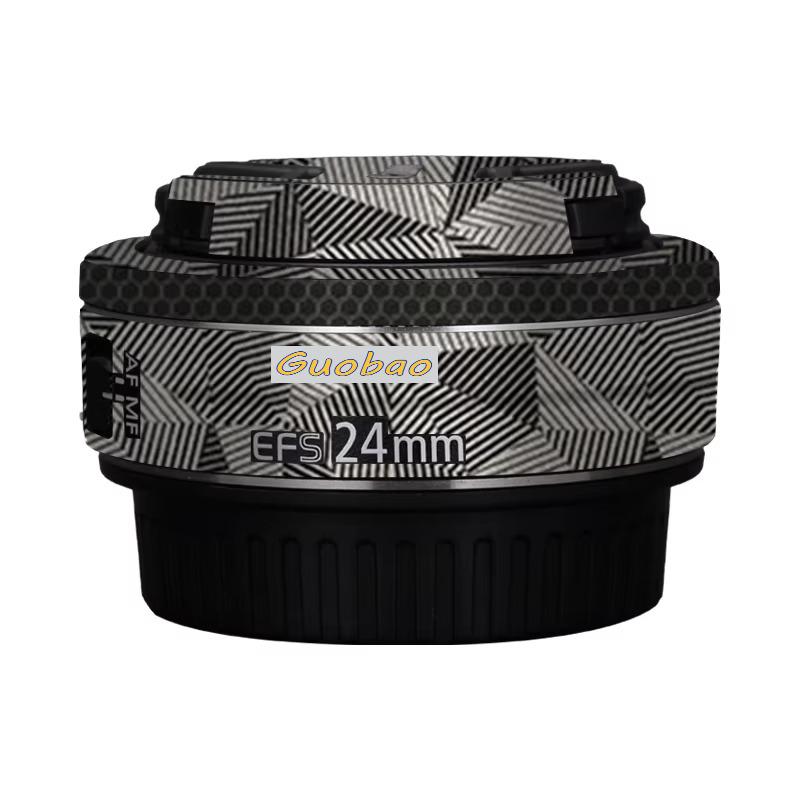 For Canon EF-S 24mm F2.8 STM Lens Decal Skin for Canon EF-S24 F2.8 Lens Cover Film 24 2.8 Protective Sticker for canon 24mm 2.8
