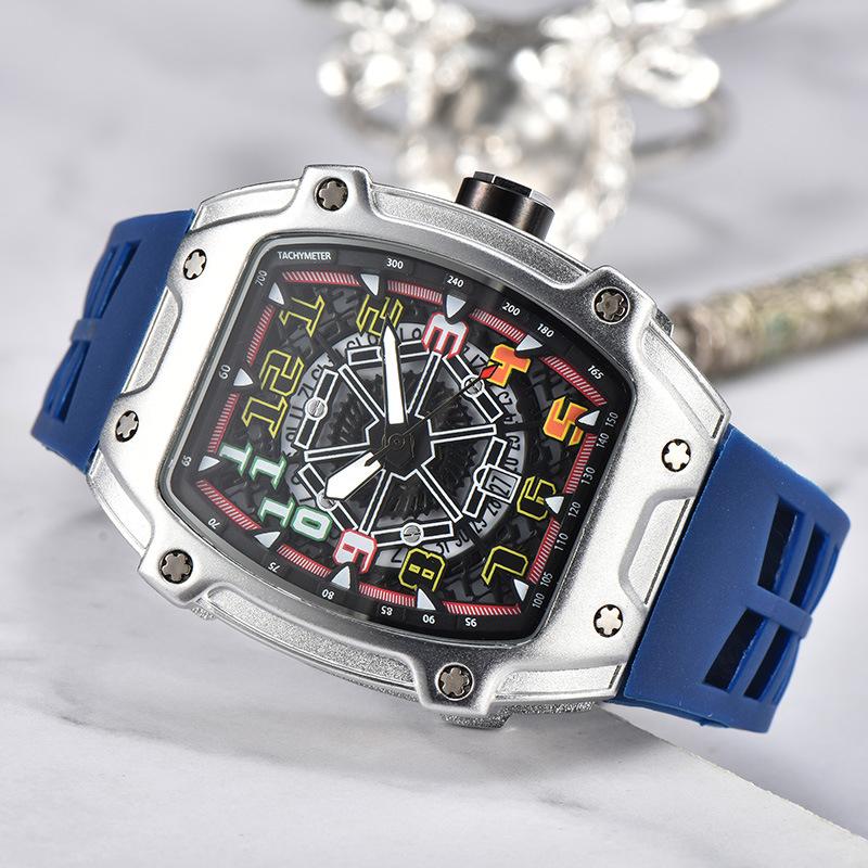 Cross-border Foreign Trade Men's Watch Men's Luminous Quartz Watch Personalized Internet Celebrity J Wine Barrel Fashion Watch