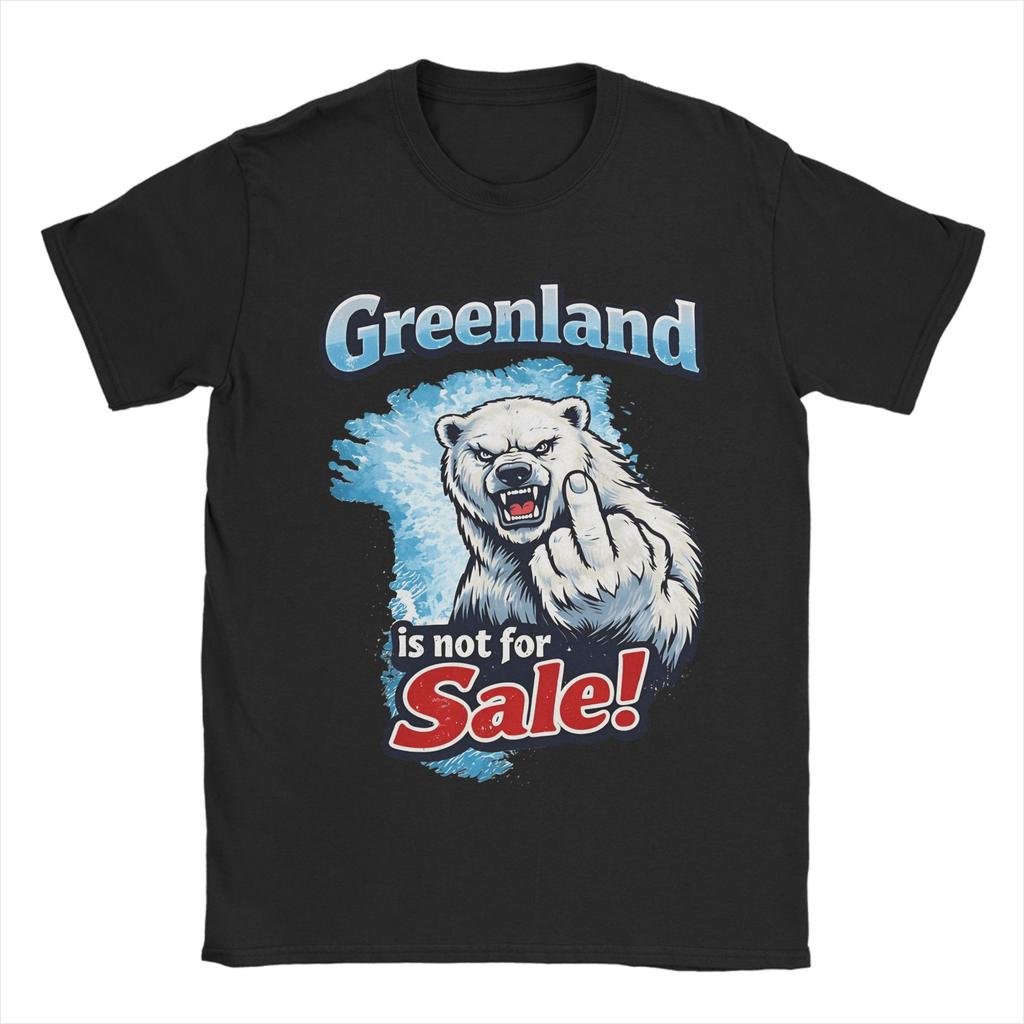 Protector of Greenland 100 Cotton TShirt For Couple Summer  Vintage T Shirts Breathable Trendy Cool Tee Shirt Big Size  Tops