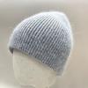 Winter Hats For Women Soft Rabbit Fur Lined Knit Beanie | Double Layer Hat Cozy Baggy Slouchy Cap Keep Warm Solid Color New