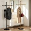 66 Inch Tall Modern Coat Rack, Gold Coat Tree Freestanding, Heavy-Duty Metal Coat Rack Freestanding with Sturdy Marble