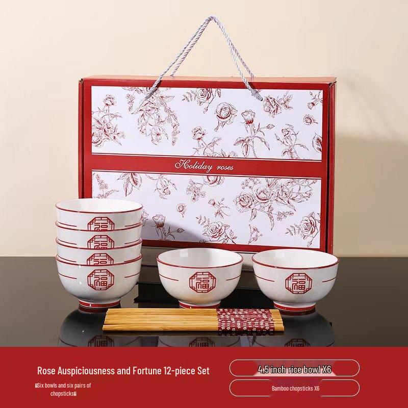 Bone China Ceramic Tableware Gift Set