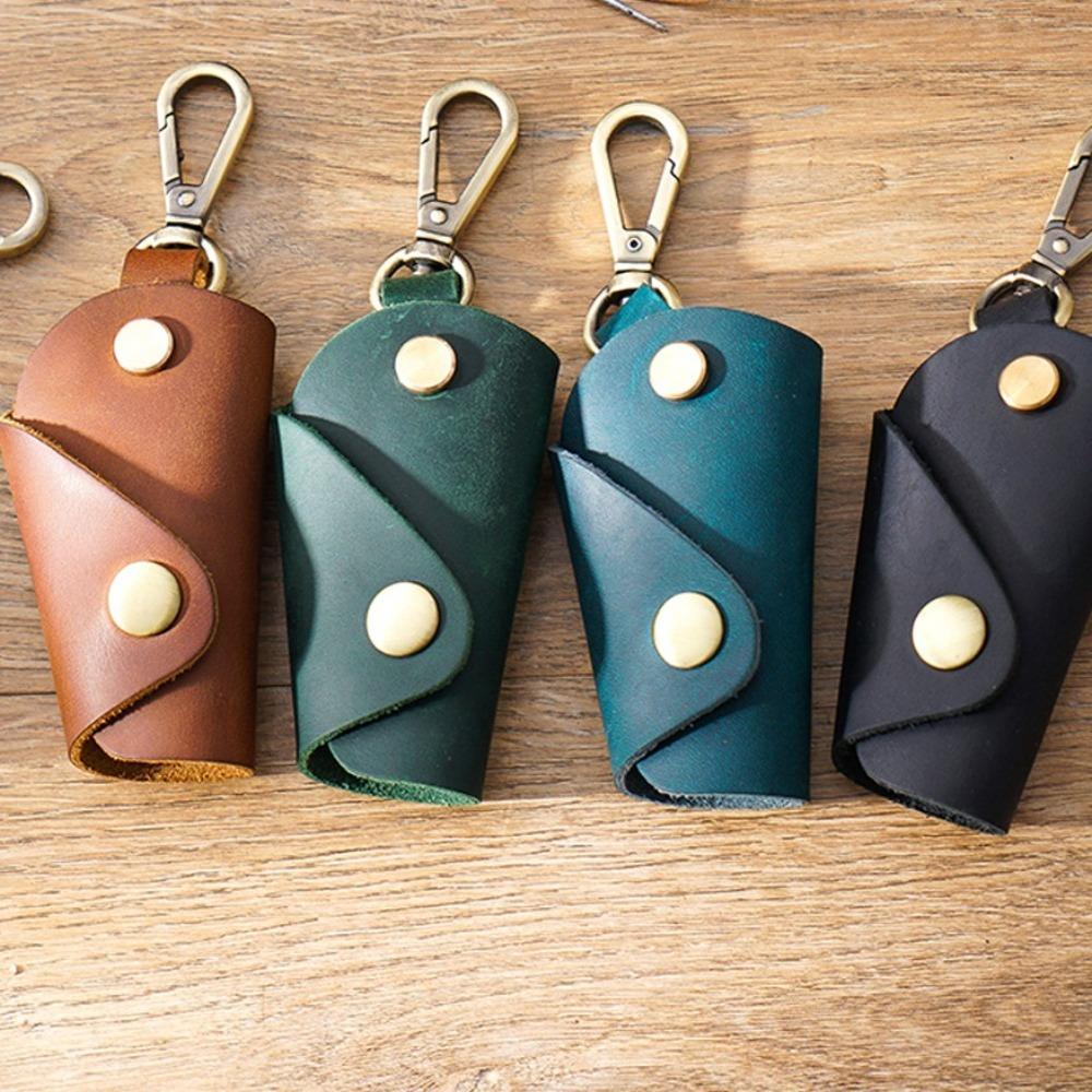 Minimalist Mini Key Bag Luxury Pocket Keychain Case Fashion Men Car Key Pouch  Small Gifts