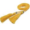 Damesleren riem in Koreaanse stijl met strik en kwastje tailleketting