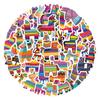 60 New Pinata Doodle Stickers Decorative Notebook Suitcase Cartoon Stickers
