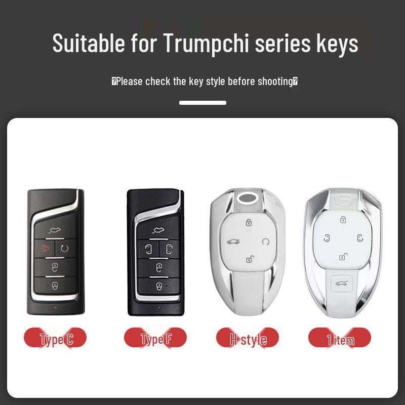 GAC Trumpchi Key Cover for GS4 Plus, Shadow Leopard GS8, Shadow Cool M8, Master GS3, M6 Pro Buckle