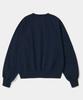 COLUMBIA UNIVERSITY 8Bit Crop Fleece Women Crew Neck _Navy