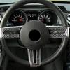 3 stücke Carbon Faser Auto Lenkrad Abdeckung Borte Taste Rahmen Für Ford Mustang 2009 2008 2007 2006 2005 Accesorios para El Coche