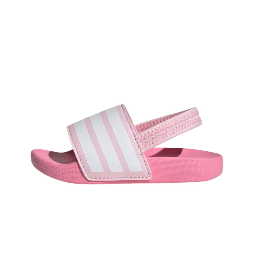 New Adidas Adilette Toddler Shoes Transparent Pink/Cloud White/Bliss Pink Infant And Toddler JR5326
