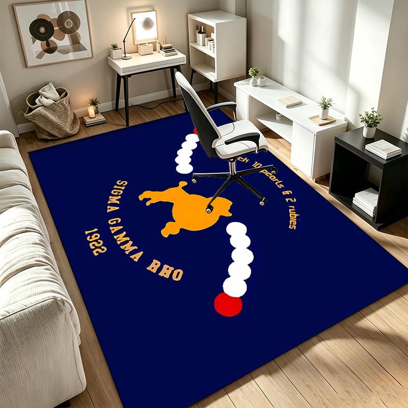 Sigma Gamma Rho A rug suitable for office chair areas living rooms and computer desks perfect for home offices and an ideal holiday gift
