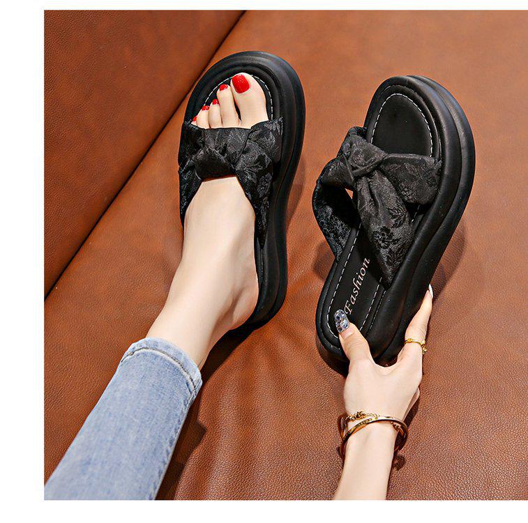 2025 Women's Fairy Style Slides: Summer One-Strap Slippers with Thick Soft Soles
