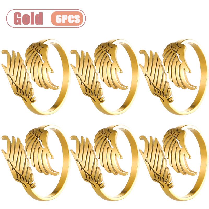 1-24PCS Open Adjustable Wing Couple Rings Stainless Steel Polished Hypoallergenic Comfort Fit Jewelry for Daily Wear Anniversary