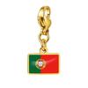 Country Flag Charms 10 Mm Pendant Necklace Bracelet Keychain Bagchain Stainless Steel Jewelry A Commemorative Gift For A Friend