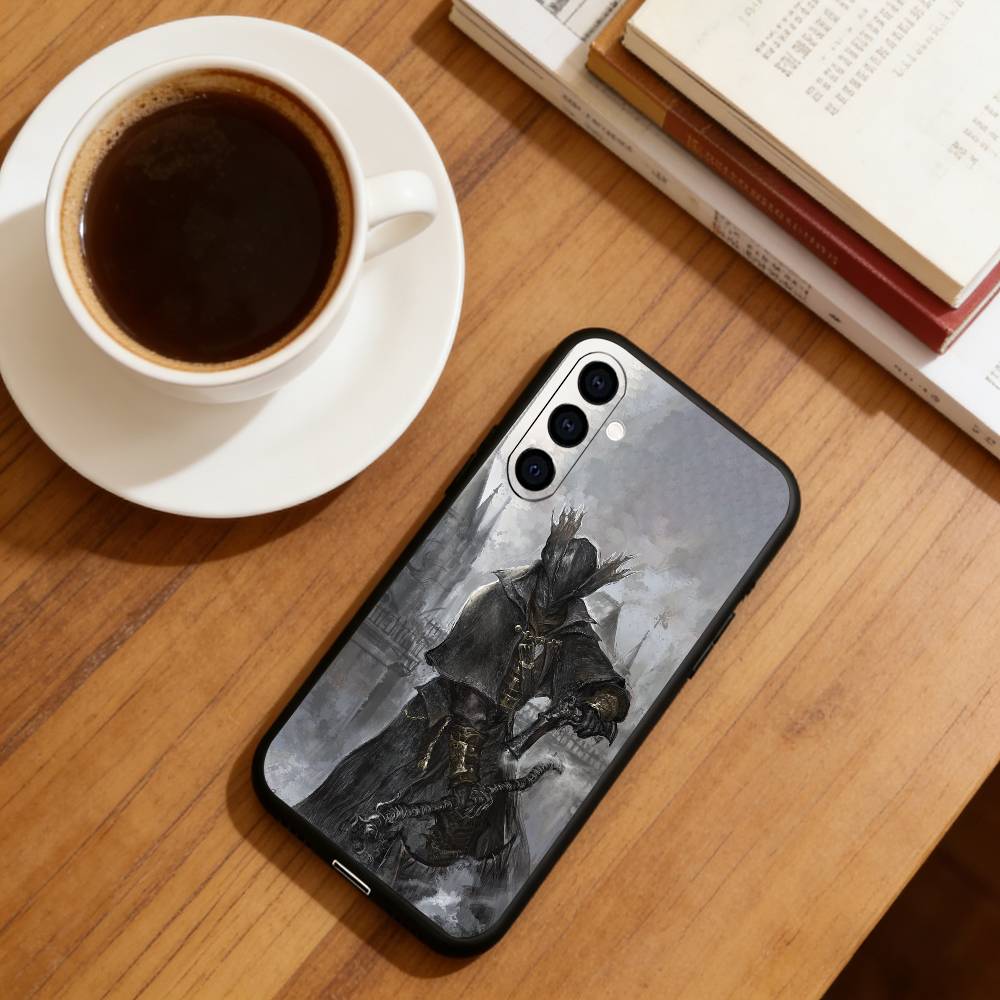 Game B-Bloodborne Phone Case Black Silicone Soft For Samsung Galaxy A73,A72,A71,A70,A53,A52,A51