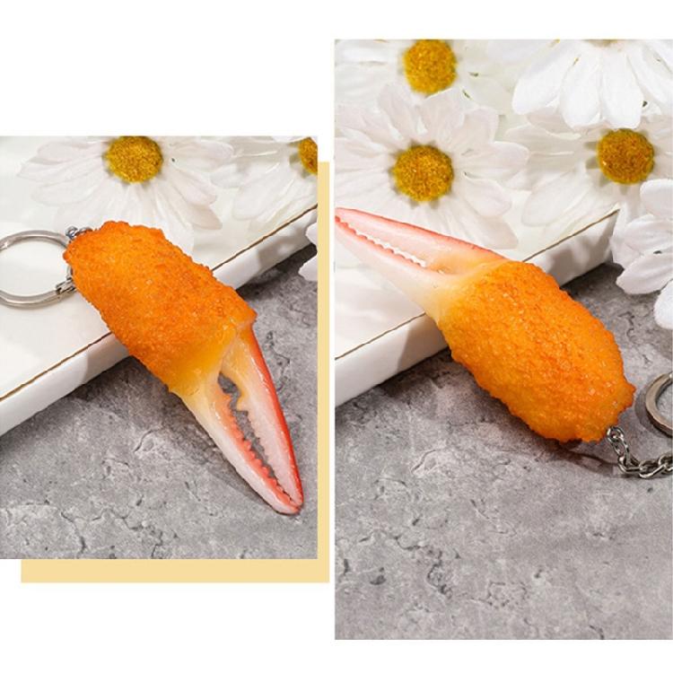 Lustiger Krabbenkrallen-Schlüsselanhänger Realistische Details Leichtes Hänge-Anhänger Perfekt Zum Verschenken oder Täglichen Gebrauch