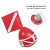 PVC Diving Surface Marker Inflatable Signal Floater Dive Bouy Ball with Flag